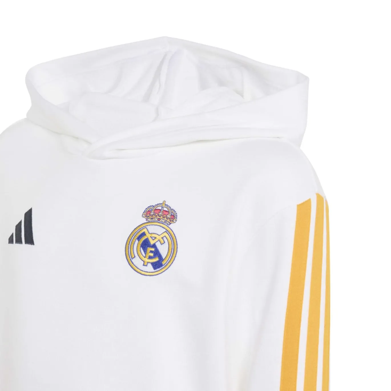 adidas Real Madrid DNA Hoodie 2026-2027 Kids Wit Oranje Donkerblauw