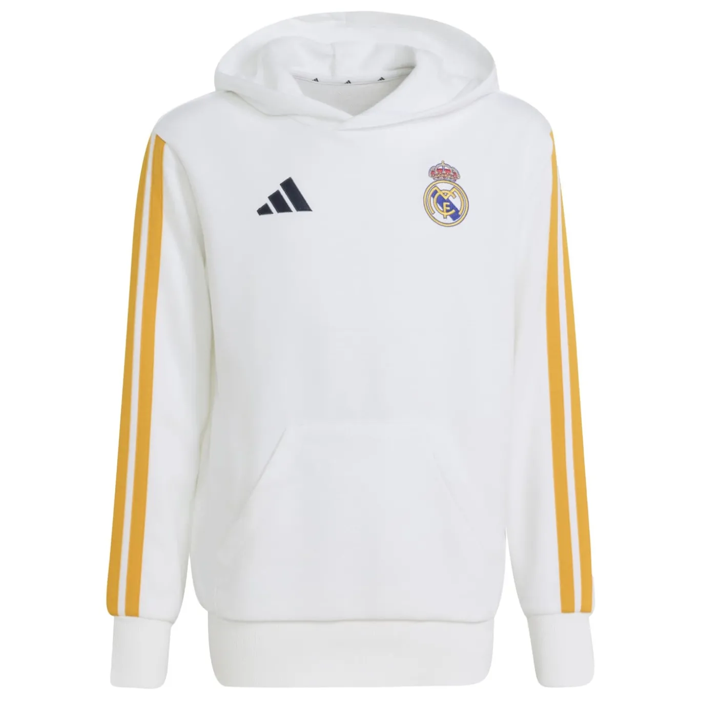 adidas Real Madrid DNA Hoodie 2026-2027 Kids Wit Oranje Donkerblauw