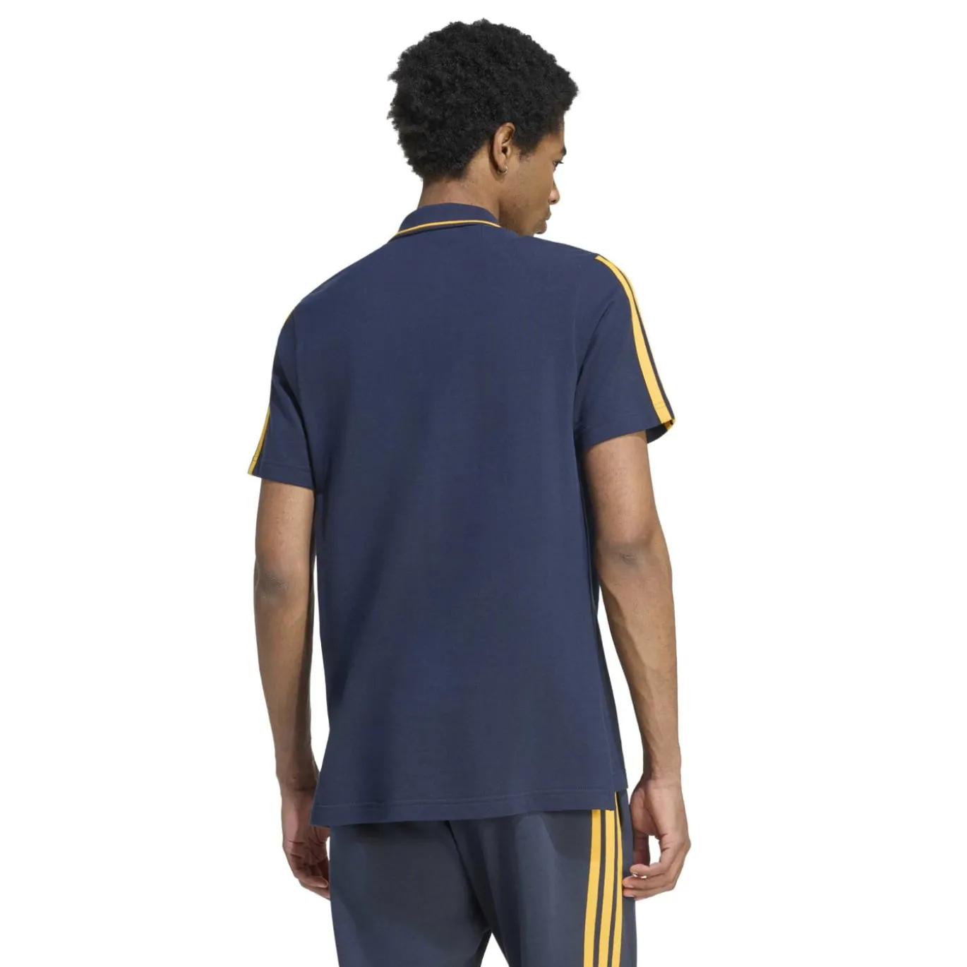 adidas Real Madrid DNA Polo 2026-2027 Donkerblauw Oranje Wit