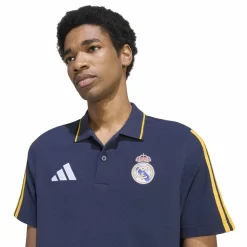 adidas Real Madrid DNA Polo 2026-2027 Donkerblauw Oranje Wit