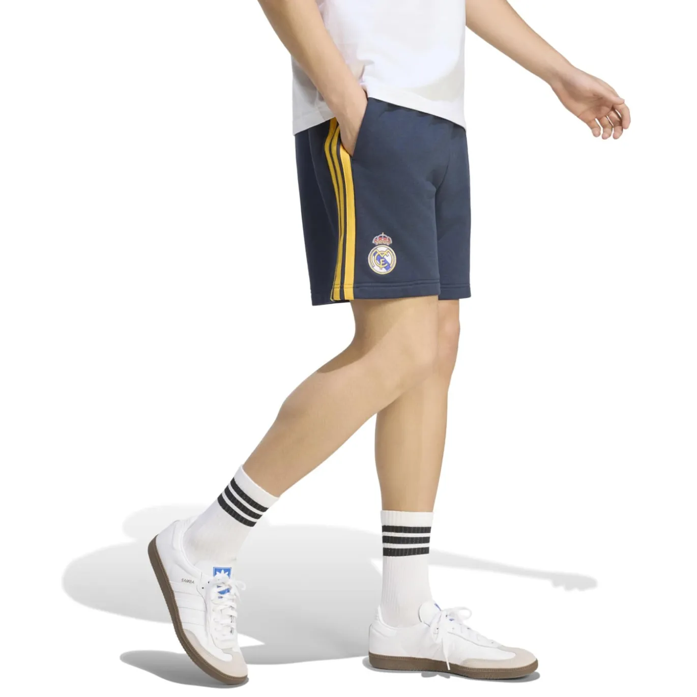 adidas Real Madrid DNA Zomerset 2026-2027 Wit Oranje Donkerblauw