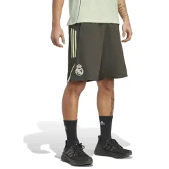 adidas Real Madrid Downtime Broekje 2025-2026 Grijs Lichtgroen