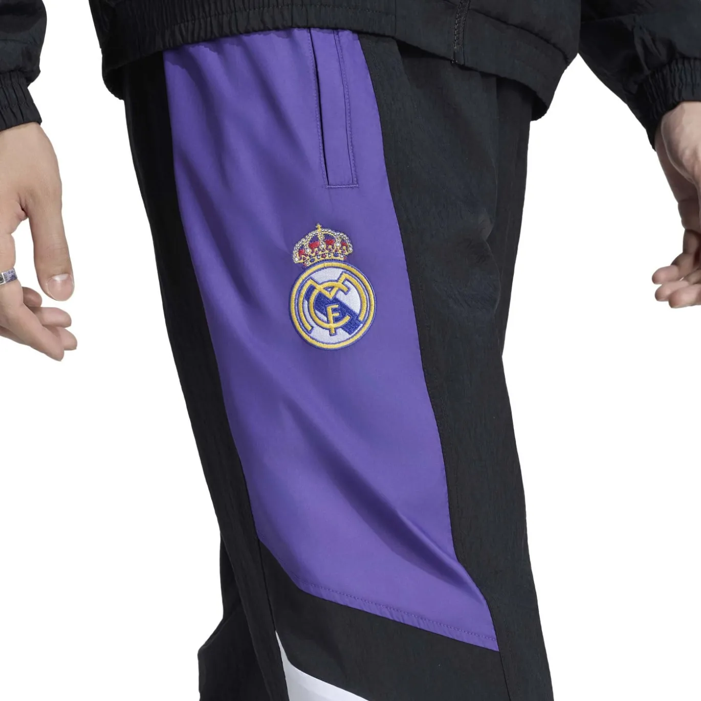 adidas Real Madrid EQT Trainingsbroek 2026-2027 Zwart Paars Wit
