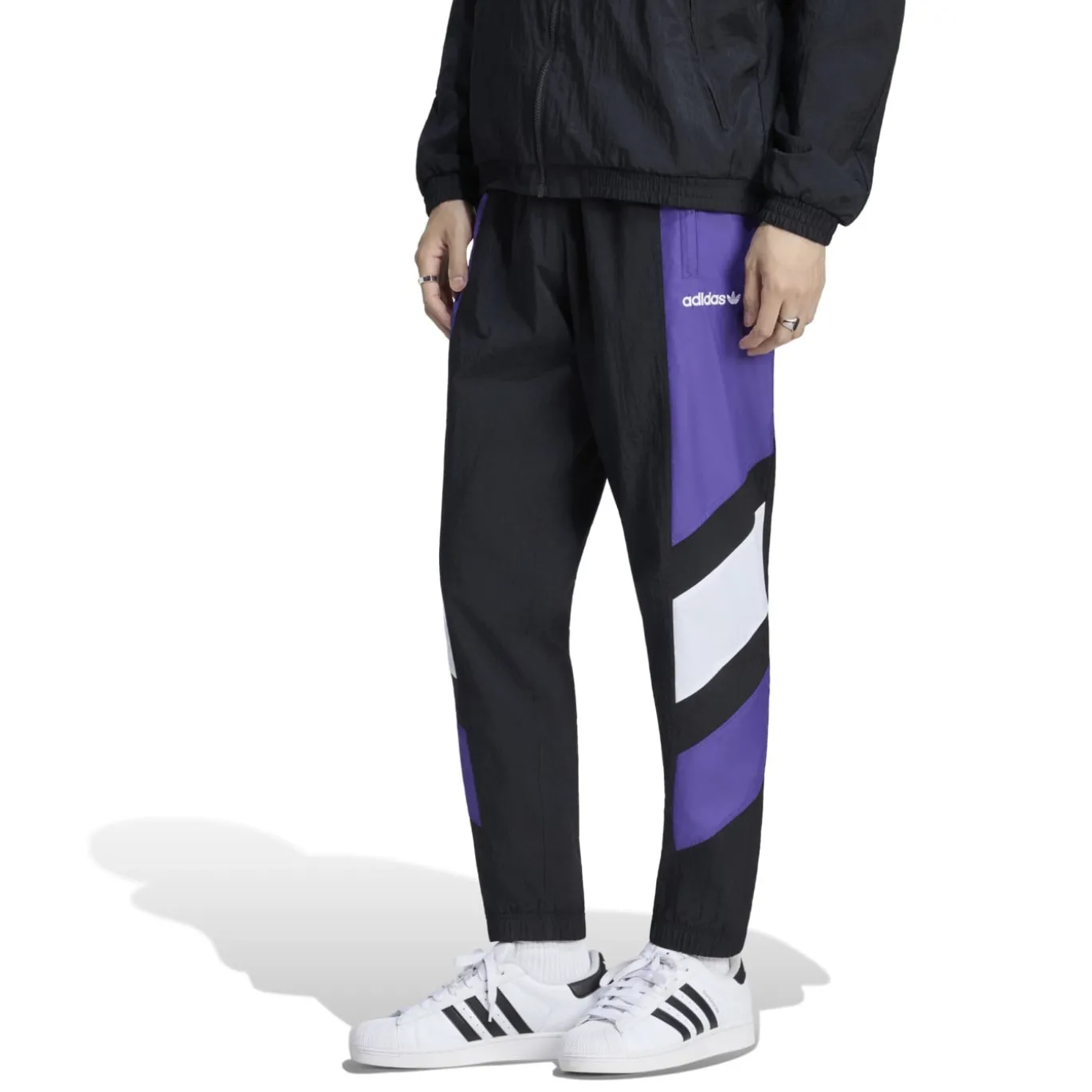 adidas Real Madrid EQT Trainingspak 1/4-Zip Zwart Paars Wit