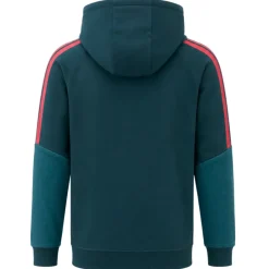 adidas Real Madrid Hoodie 2026-2027 Kids Donkergroen Roze Wit