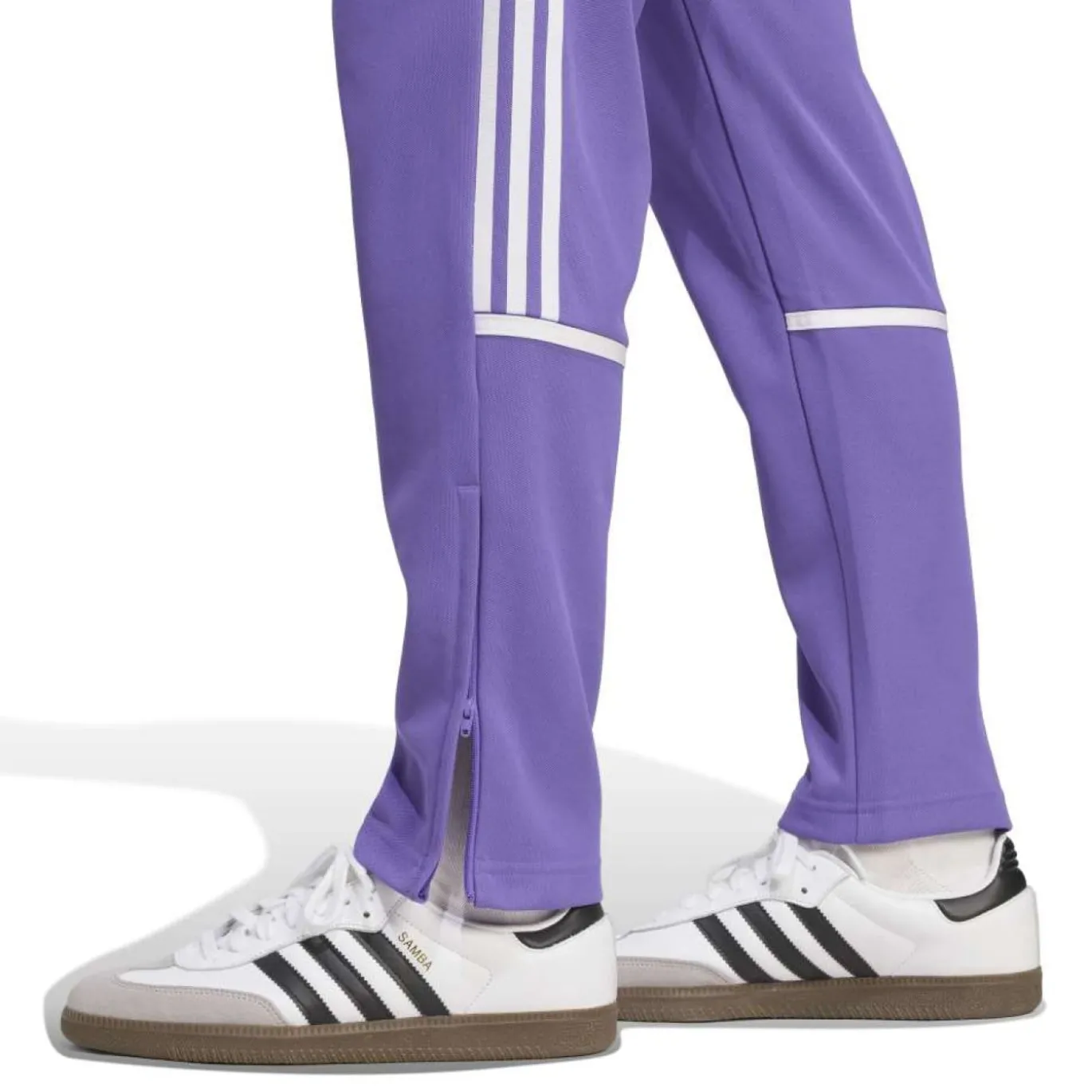 adidas Real Madrid Lifestyler Crew Trainingspak Wit Paars