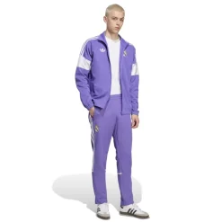 adidas Real Madrid Lifestyler Trainingspak Full-Zip Paars Wit