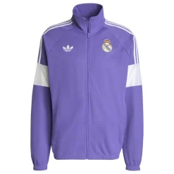 adidas Real Madrid Lifestyler Trainingspak Full-Zip Paars Wit