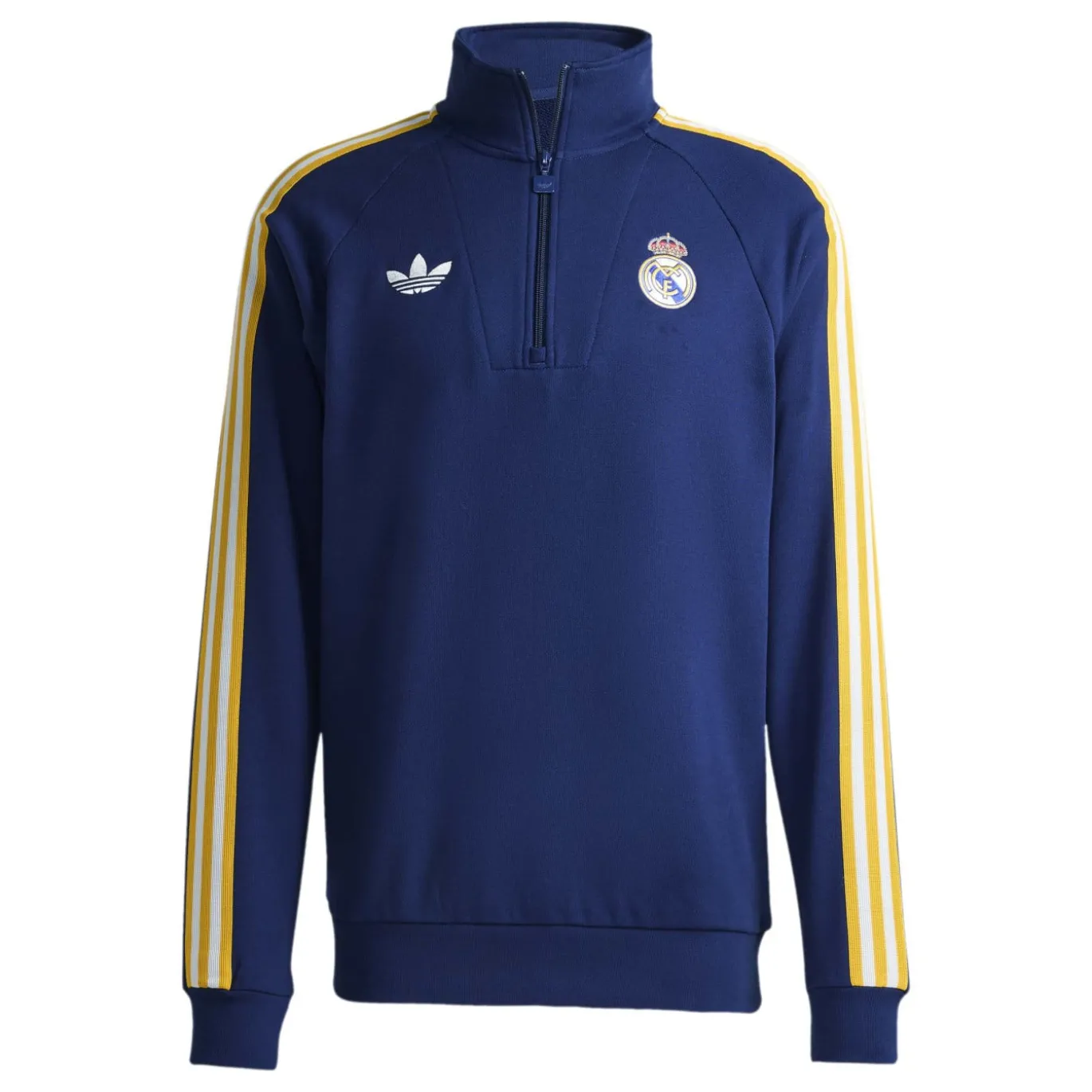 adidas Real Madrid Originals Trainingspak 1/4-Zip Donkerblauw Wit Goud
