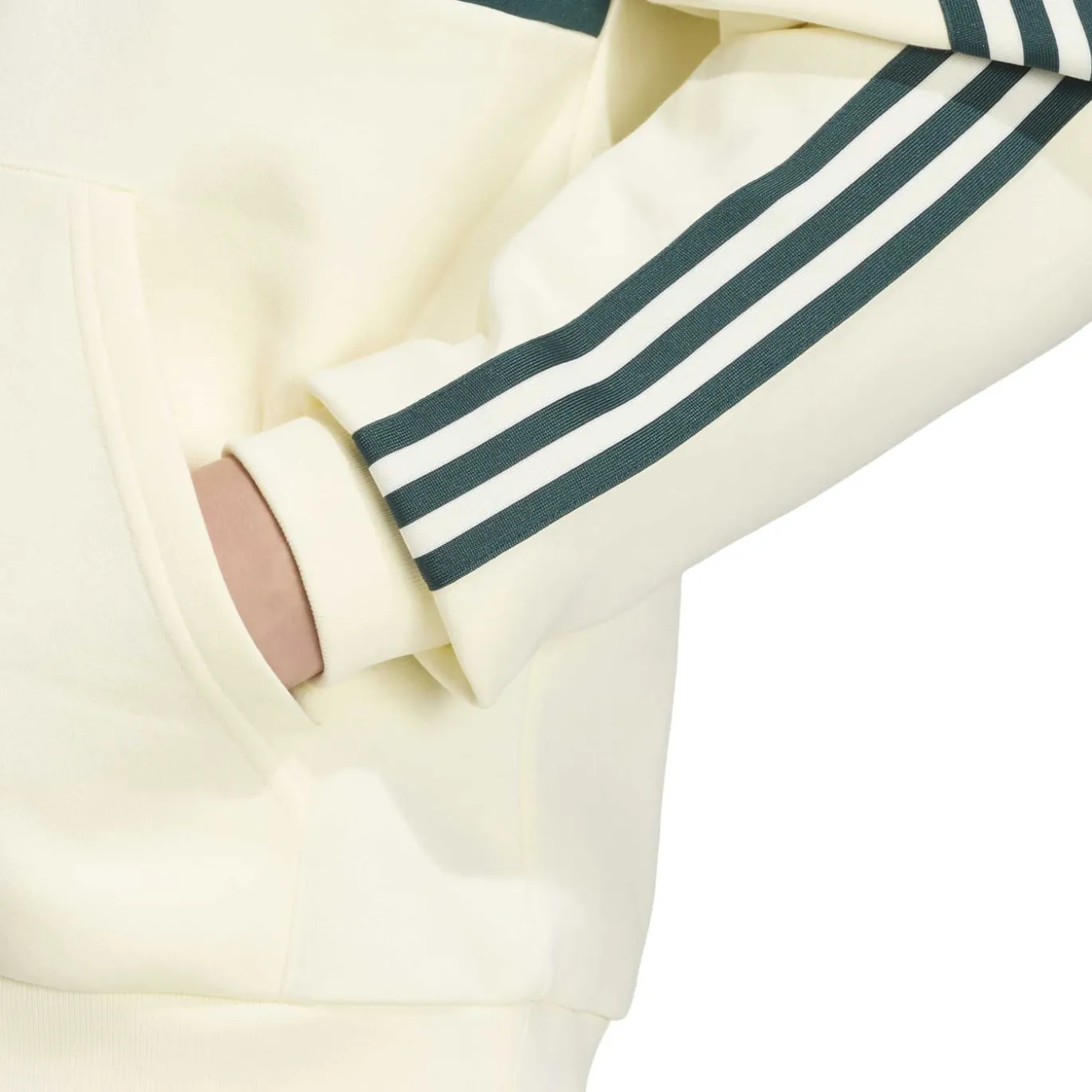adidas Real Madrid Originals Hoodie Beige Donkergroen Roze