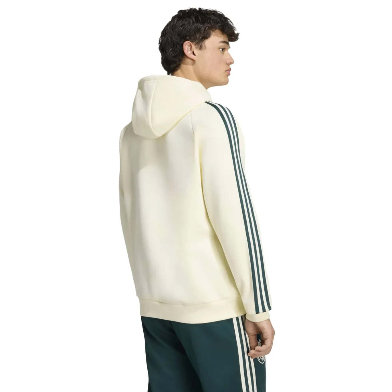 adidas Real Madrid Originals Hoodie Beige Donkergroen Roze