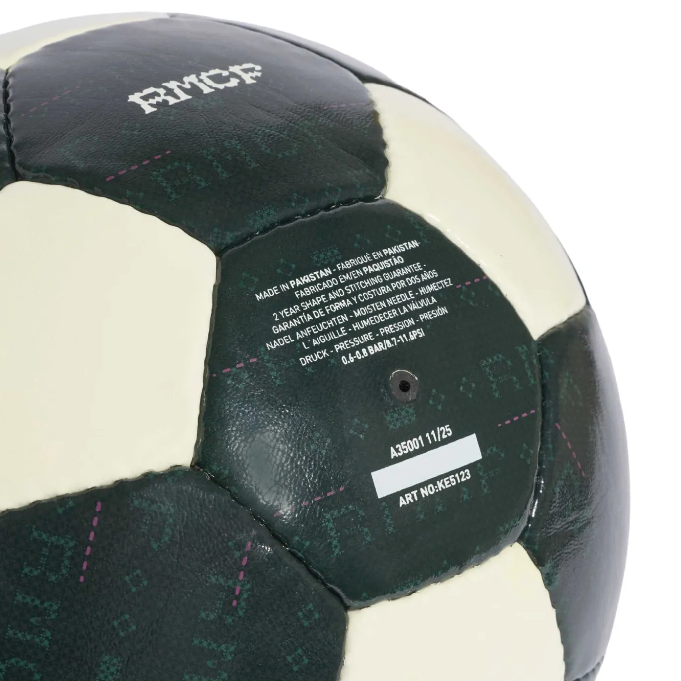 adidas Real Madrid Originals Club Voetbal Maat 5 Donkergroen Wit