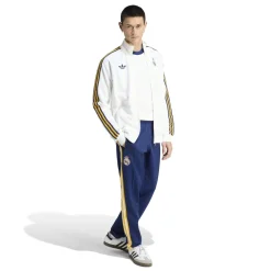 adidas Real Madrid Originals Trainingsjack Wit Donkerblauw Lichtoranje