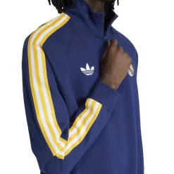 adidas Real Madrid Originals Trainingstrui 1/4-Zip Donkerblauw Wit Goud
