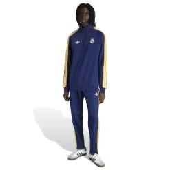 adidas Real Madrid Originals Trainingstrui 1/4-Zip Donkerblauw Wit Goud