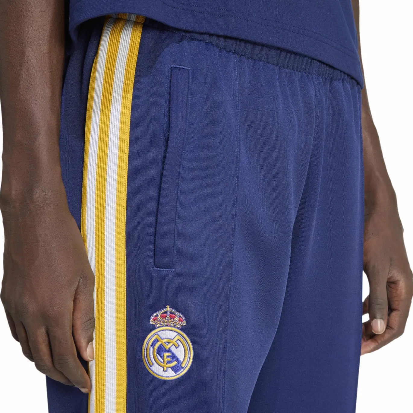 adidas Real Madrid Originals Trainingsbroek Donkerblauw Wit Goud