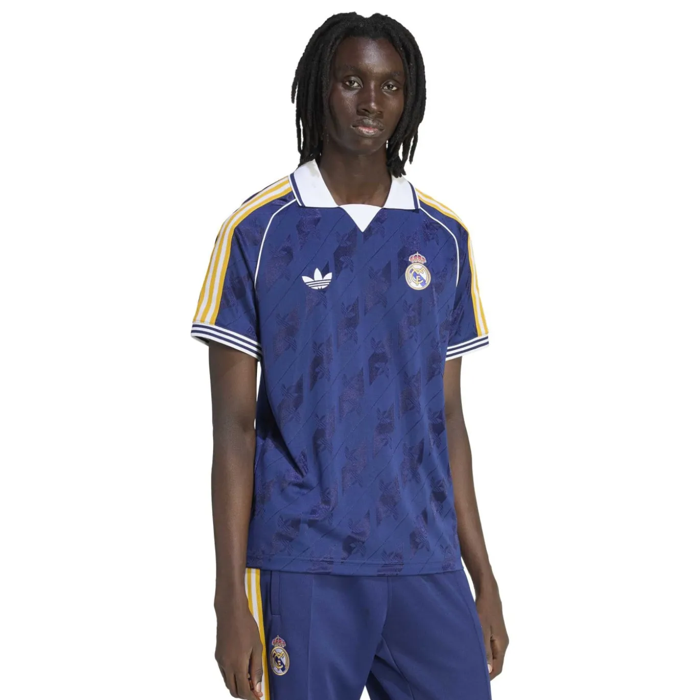 adidas Real Madrid Originals Set Donkerblauw Wit Goud