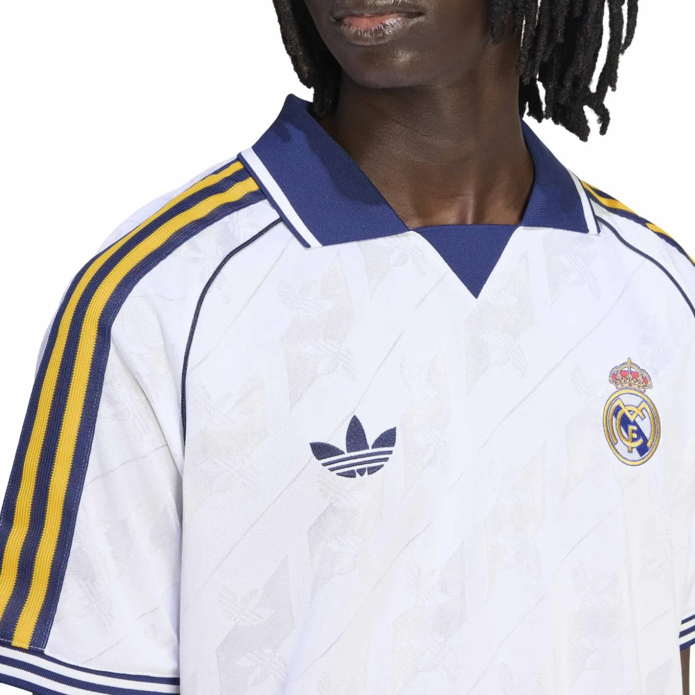adidas Real Madrid Originals Set Wit Donkerblauw Lichtoranje