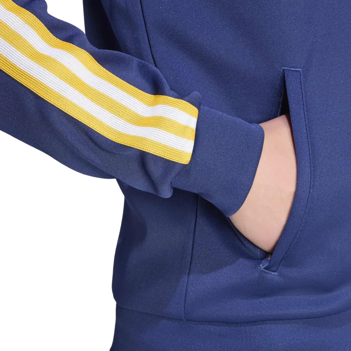 adidas Real Madrid Originals Trainingspak Full-Zip Donkerblauw Wit Goud