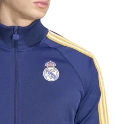 adidas Real Madrid Originals Trainingspak Full-Zip Donkerblauw Wit Goud