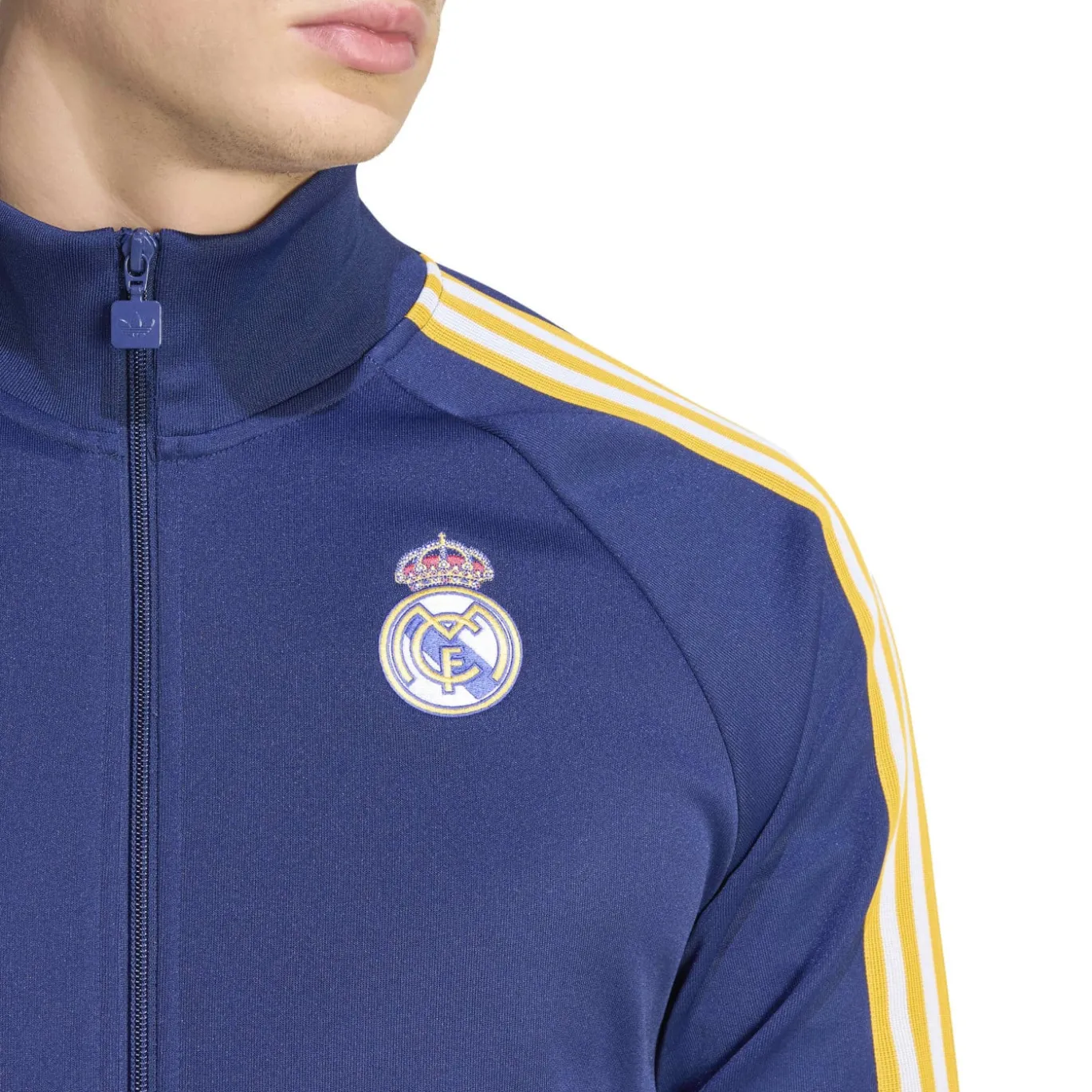adidas Real Madrid Originals Trainingspak Full-Zip Donkerblauw Wit Goud