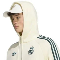 adidas Real Madrid Originals Trainingspak Hooded Beige Donkergroen Wit Roze