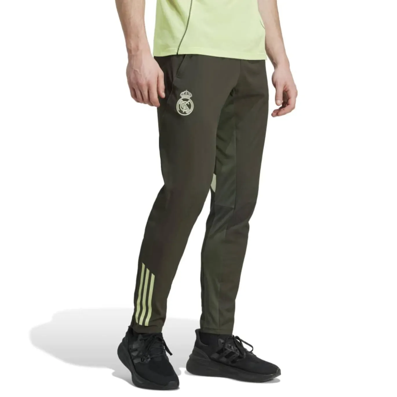 adidas Real Madrid Presentatie Trainingspak Full-Zip 2025-2026 Grijs Lichtgroen