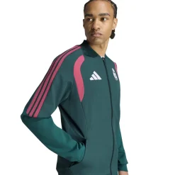 adidas Real Madrid Presentatie Trainingsjack 2026-2027 Donkergroen Roze Wit