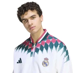 adidas Real Madrid Stadium Trainingsjack 2026-2027 Wit Zwart Paars Donkergroen