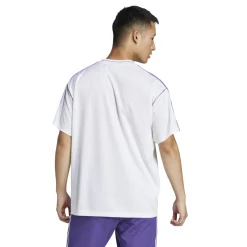 adidas Real Madrid Terrace Icons T-Shirt Wit Paars