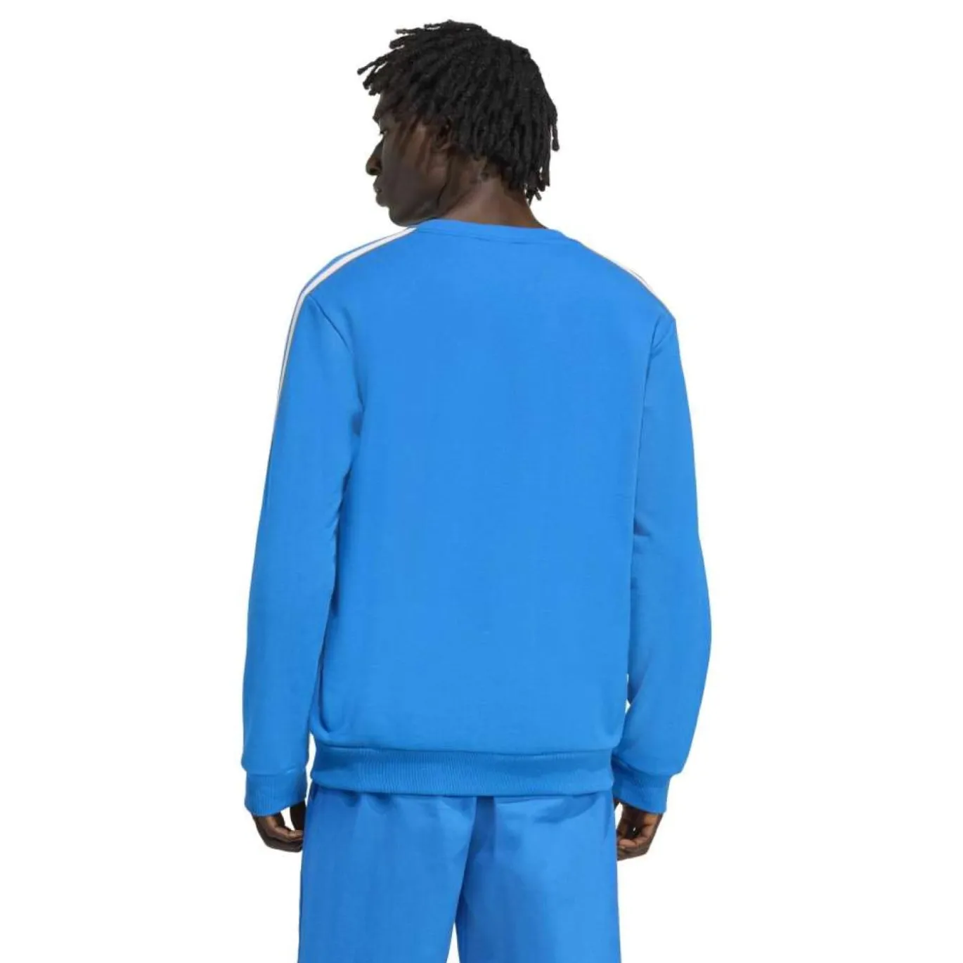 adidas Real Madrid Terrace Icons Crew Sweater Blauw Wit