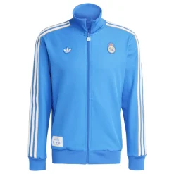 adidas Real Madrid Terrace Icons Trainingspak Full-Zip Blauw Wit