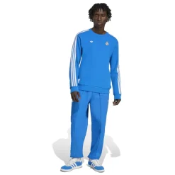 adidas Real Madrid Terrace Icons Crew Trainingspak Blauw Wit