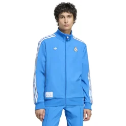 adidas Real Madrid Terrace Icons Trainingsjack Blauw Wit