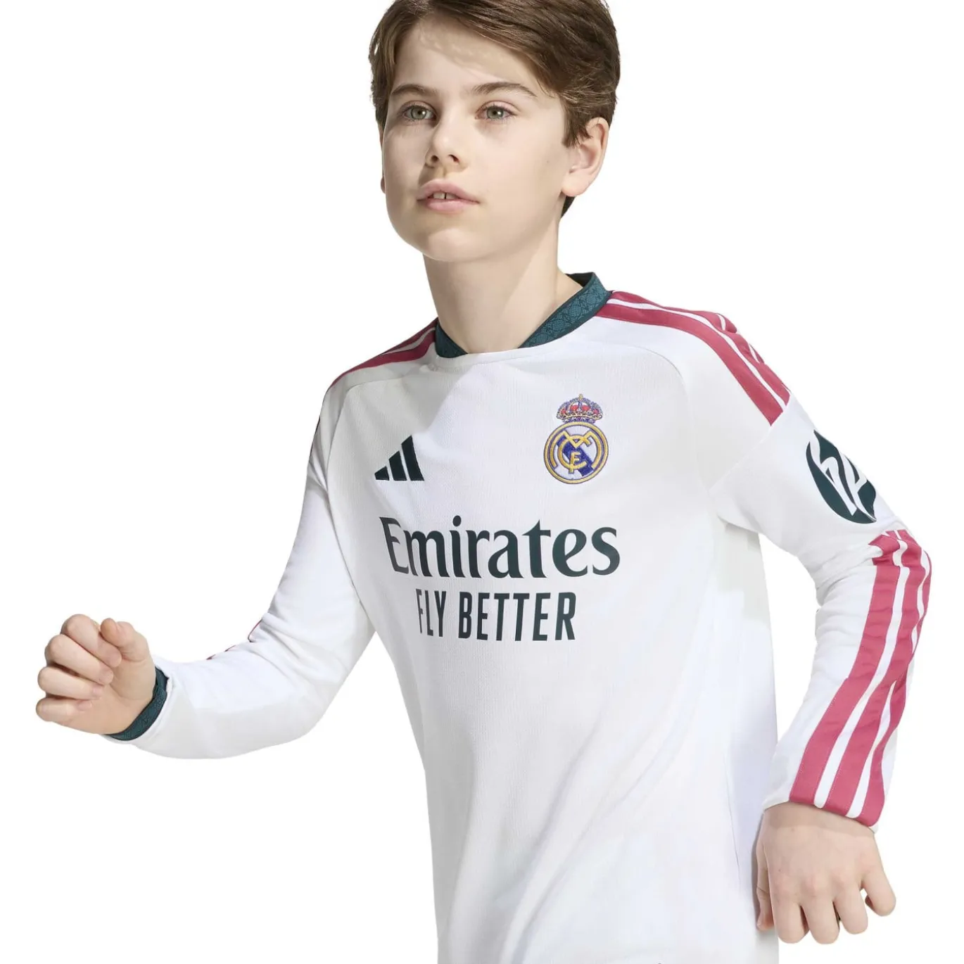 adidas Real Madrid Thuisshirt Lange Mouwen 2026-2027 Kids