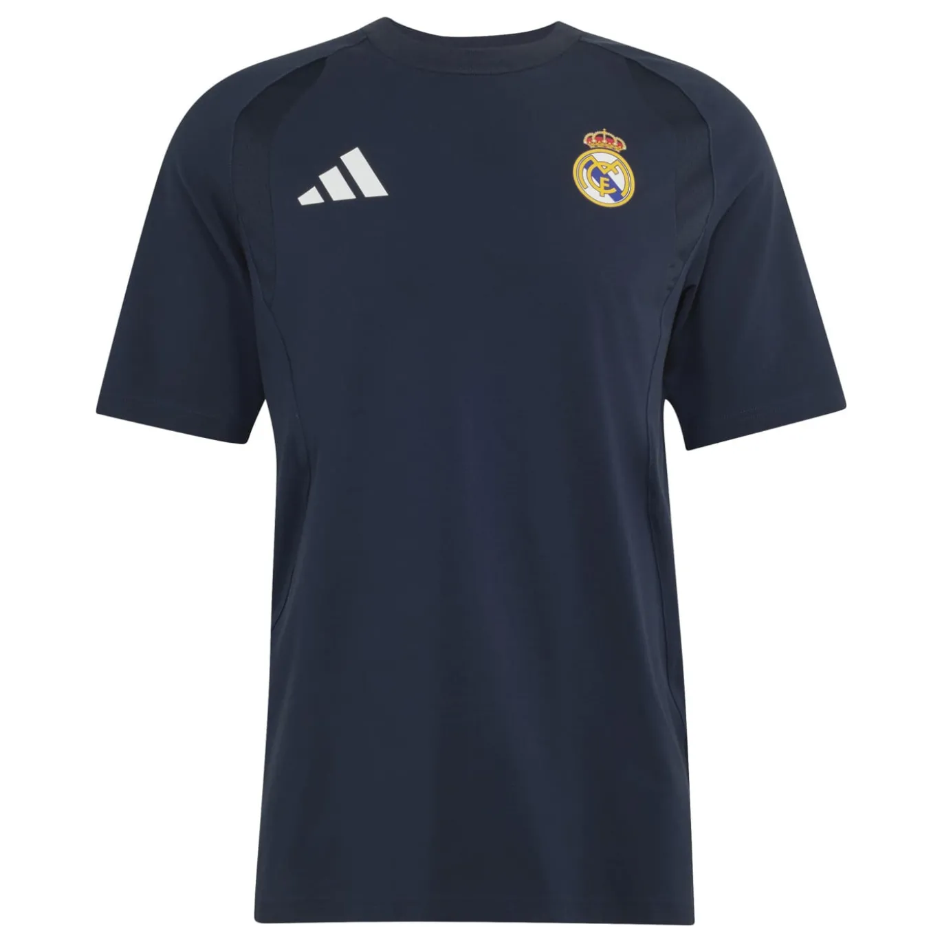 adidas Real Madrid Tiro Travel T-Shirt 2026-2027 Donkerblauw Wit