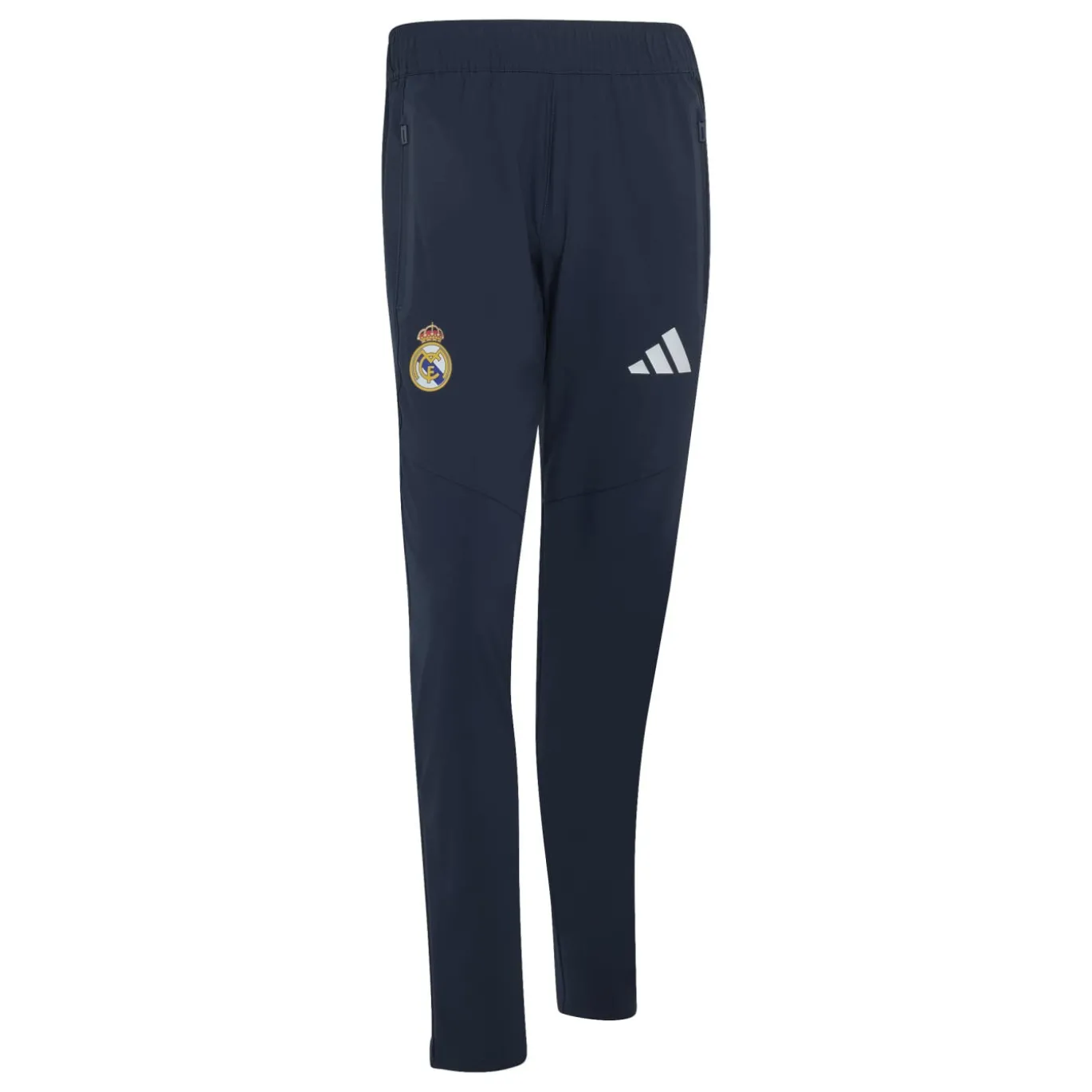adidas Real Madrid Tiro Travel Trainingsbroek 2026-2027 Donkerblauw Wit