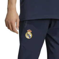 adidas Real Madrid Tiro Travel Trainingsbroek 2026-2027 Donkerblauw Wit