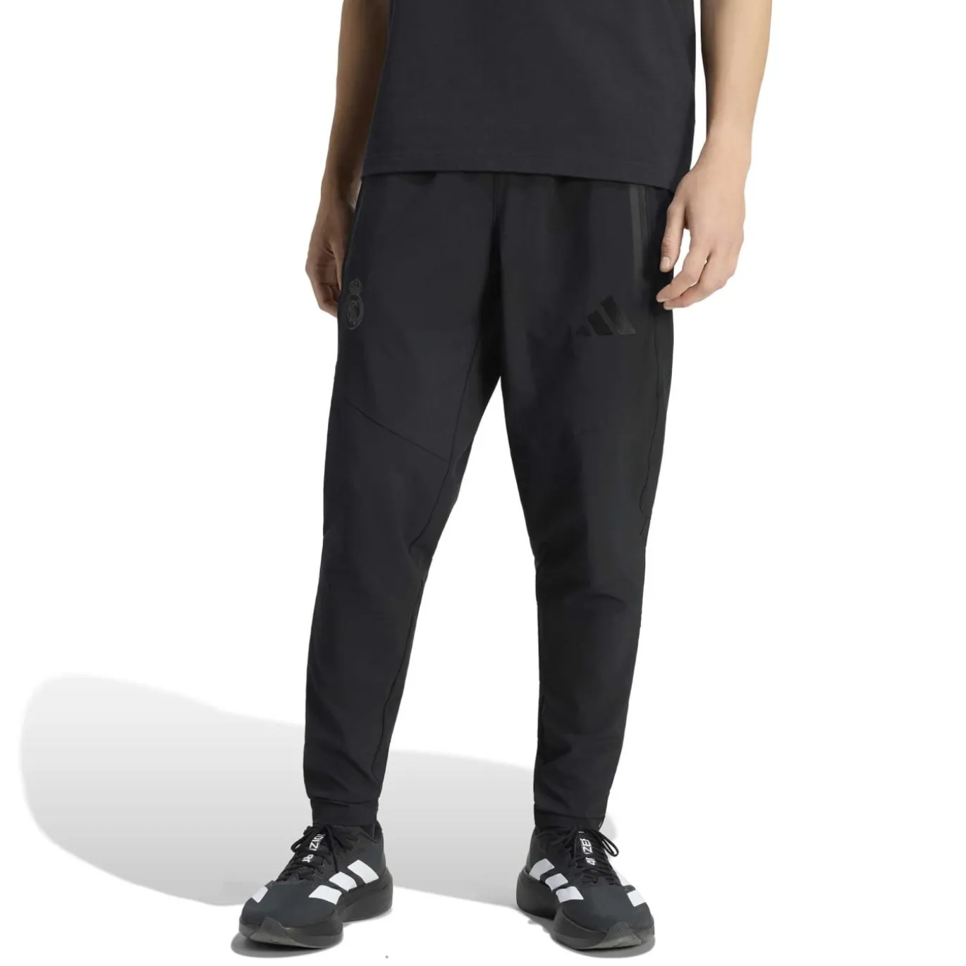 adidas Real Madrid Tiro Travel Trainingspak Full-Zip Zwart
