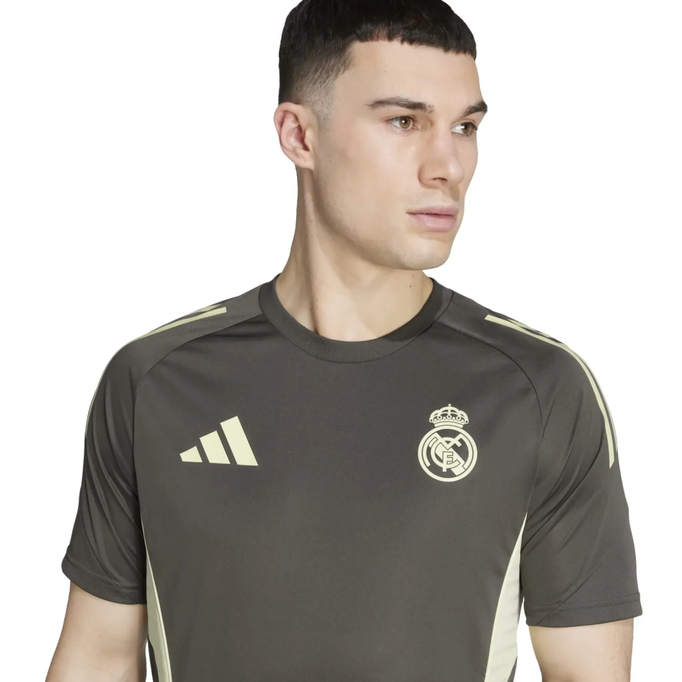 adidas Real Madrid Trainingsset 2025-2026 Grijs Lichtgroen