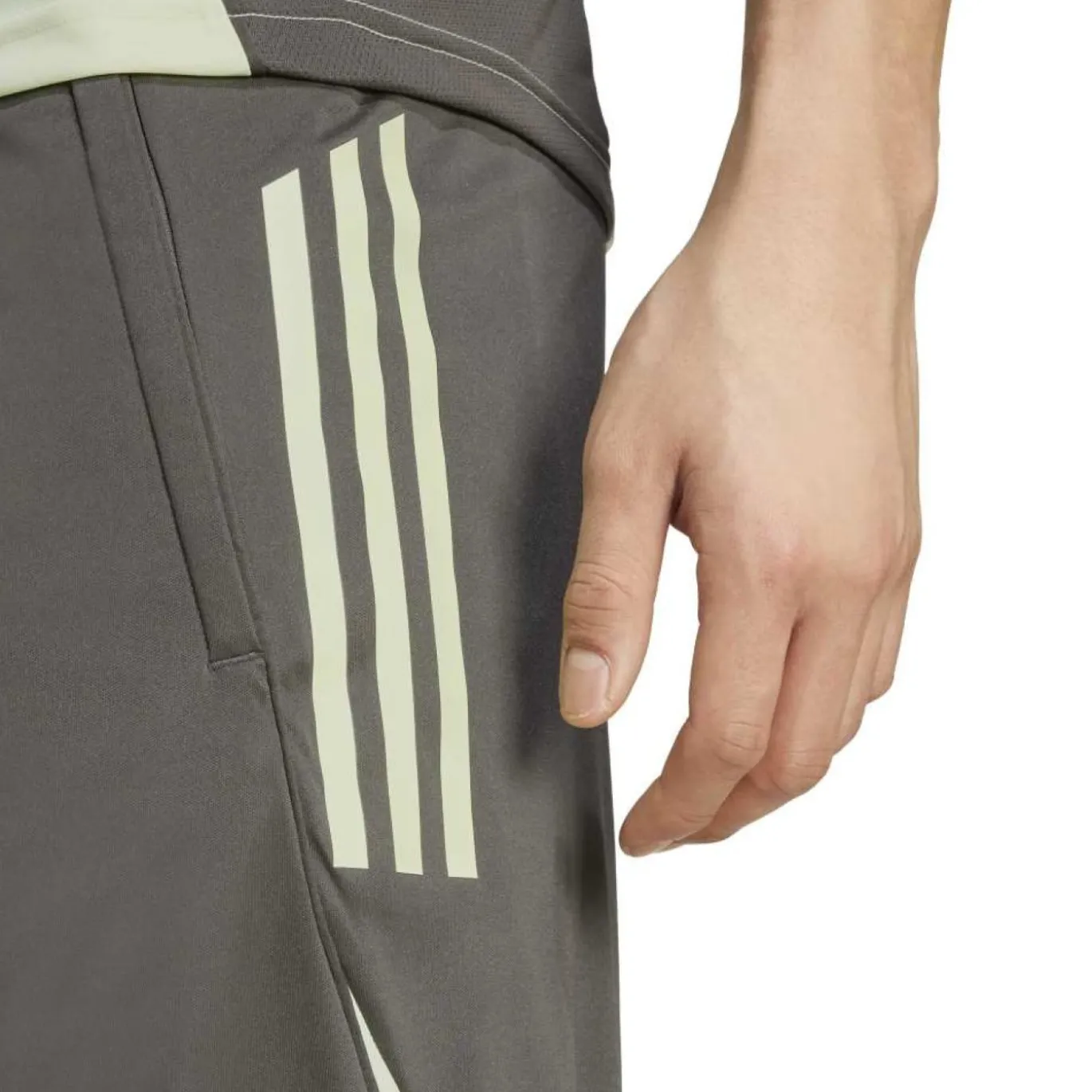 adidas Real Madrid Trainingsset 2025-2026 Grijs Lichtgroen