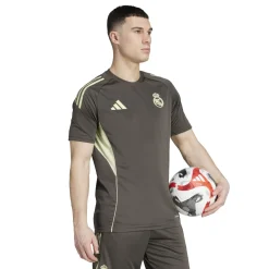 adidas Real Madrid Trainingsset 2025-2026 Grijs Lichtgroen