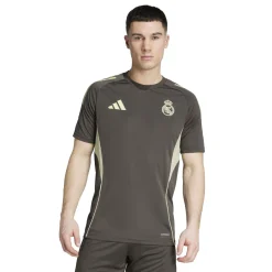 adidas Real Madrid Trainingsset 2025-2026 Grijs Lichtgroen