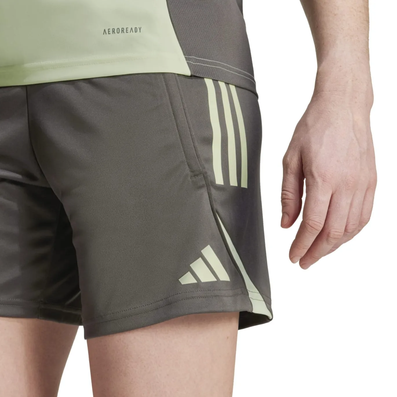adidas Real Madrid Trainingsbroekje 2025-2026 Dames Grijs Lichtgroen