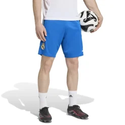 adidas Real Madrid Trainingsbroekje Europees 2025-2026 Blauw Wit