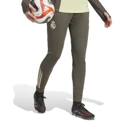 adidas Real Madrid Trainingsbroek 2025-2026 Dames Grijs Lichtgroen