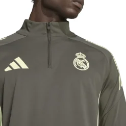 adidas Real Madrid Trainingspak 1/4-Zip 2025-2026 Grijs Lichtgroen