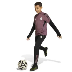 adidas Real Madrid Trainingspak 1/4-Zip 2025-2026 Kids Paars Zwart Wit