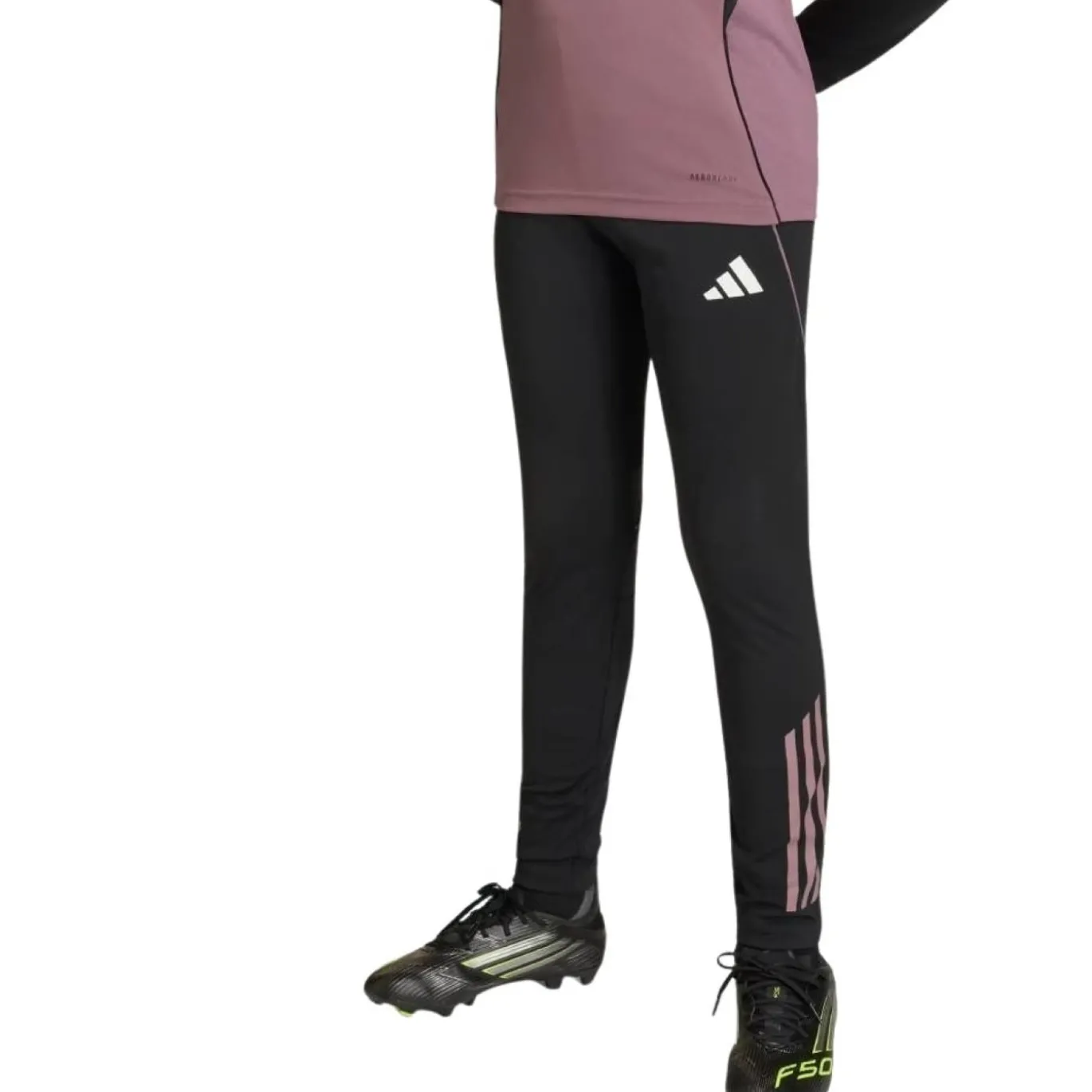 adidas Real Madrid Trainingspak 1/4-Zip 2025-2026 Kids Paars Zwart Wit