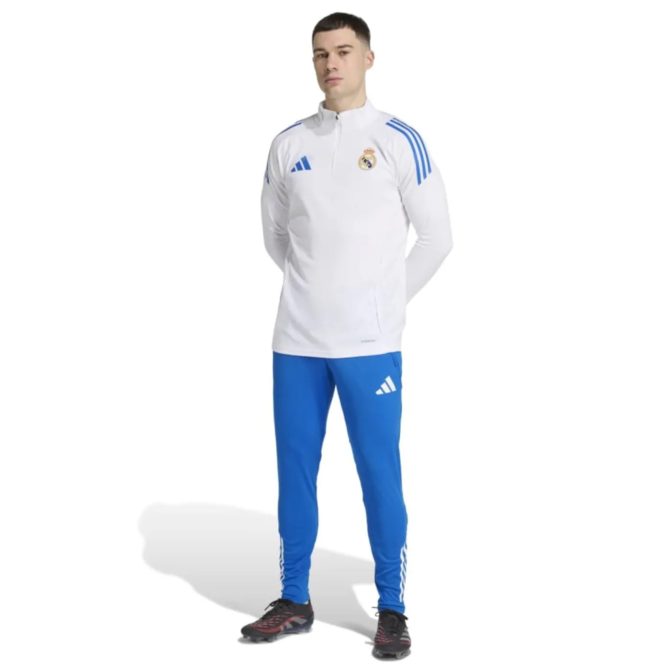 adidas Real Madrid Trainingsbroek Europees 2025-2026 Blauw Wit